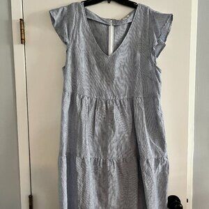 Goodthreads Light Blue Striped Dress